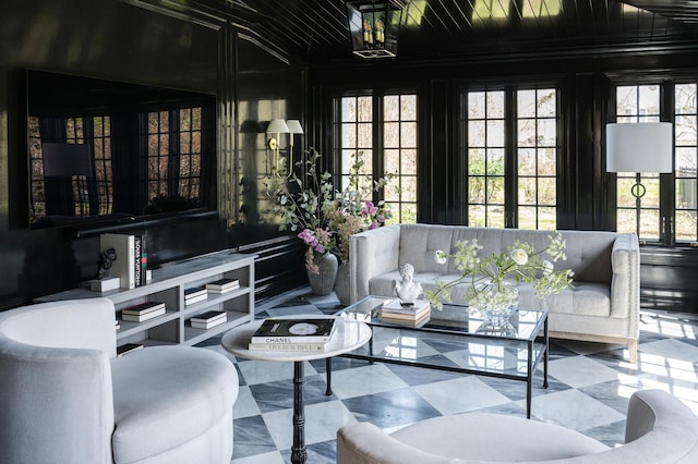 180 De Windt Rd, Winnetka, IL 60093 - interior space featuring plenty of natural light and french doors