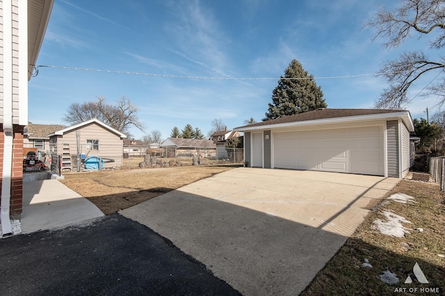 10945 S Neenah Ave, Worth, IL 60482 - detached garage featuring fence
