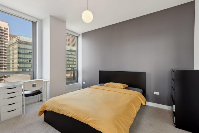bedroom with baseboards