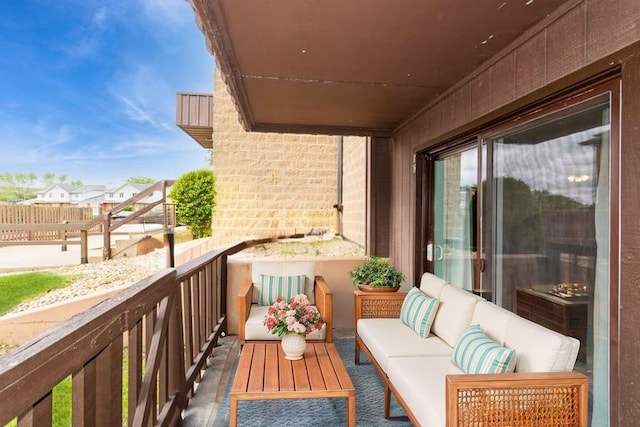 1472 N Rock Run Dr Unit 1C, Crest Hill, IL 60403 - balcony with outdoor lounge area