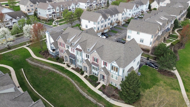 birds eye view of property featuring a residential view