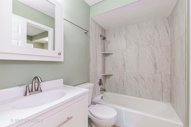 7923 163rd Ct Unit 23, Tinley Park, IL 60477 - full bathroom featuring toilet, bathing tub / shower combination, and vanity