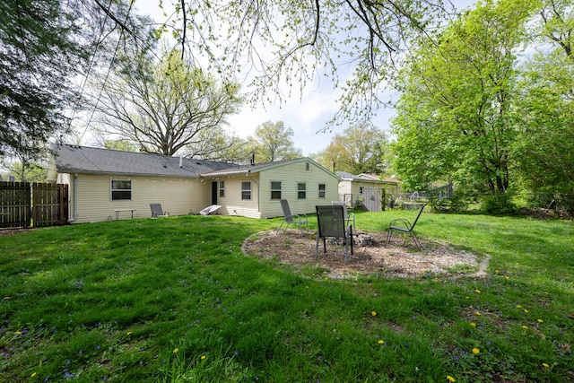 view of back of property