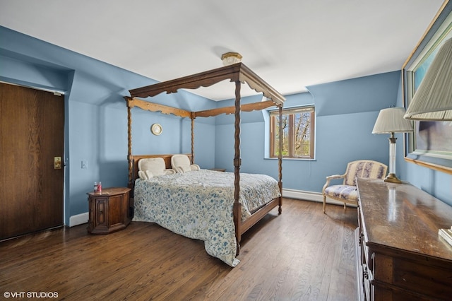 1250 Westmoor Rd, Winnetka, IL 60093 - bedroom featuring baseboards and dark wood finished floors