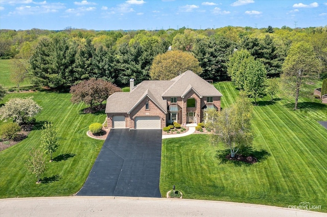 13 W Royal Oaks Dr, Bristol, IL 60512 - view from above of property