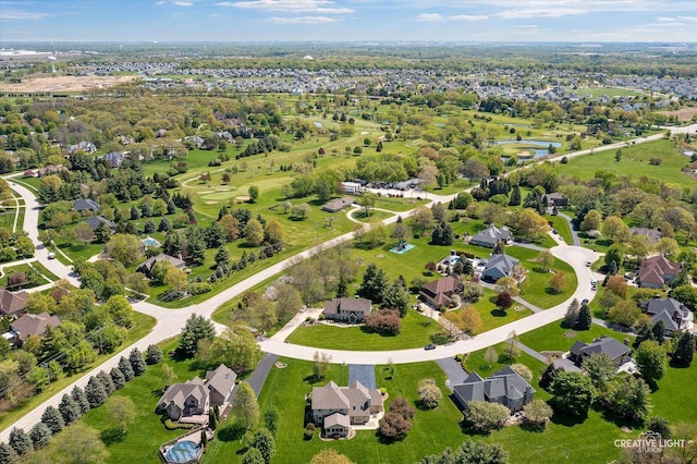 13 W Royal Oaks Dr, Bristol, IL 60512 - aerial view of residential area