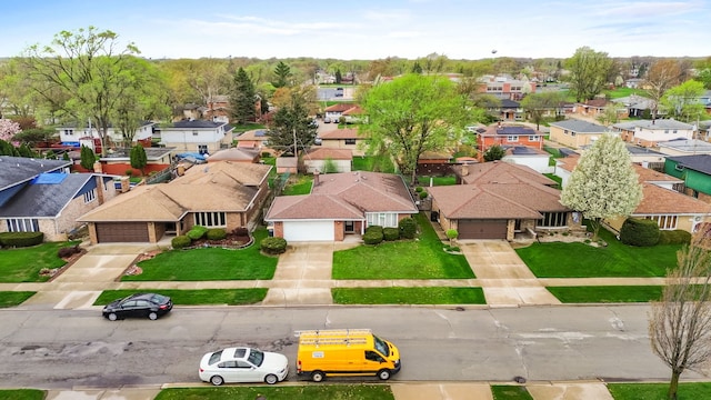 17148 William St, Lansing, IL 60438 - birds eye view of property with a residential view