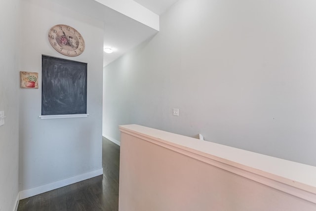 2143 W 19th St Unit 3, Chicago, IL 60608 - hall with baseboards and dark wood finished floors