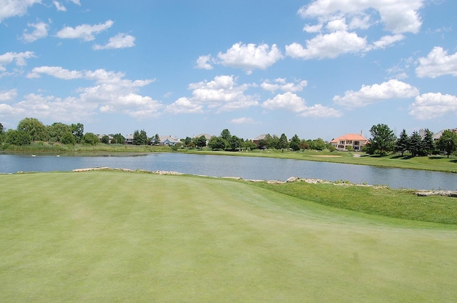 water view with a golf club