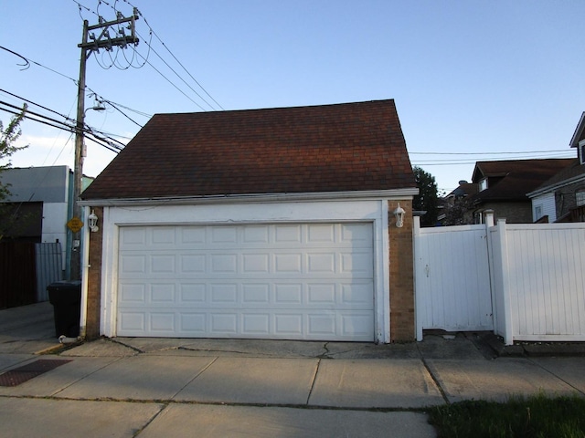 9201 S Marshfield Ave, Chicago, IL 60620 - detached garage featuring fence