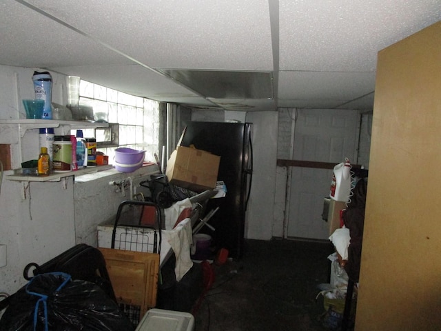 9201 S Marshfield Ave, Chicago, IL 60620 - kitchen featuring freestanding refrigerator