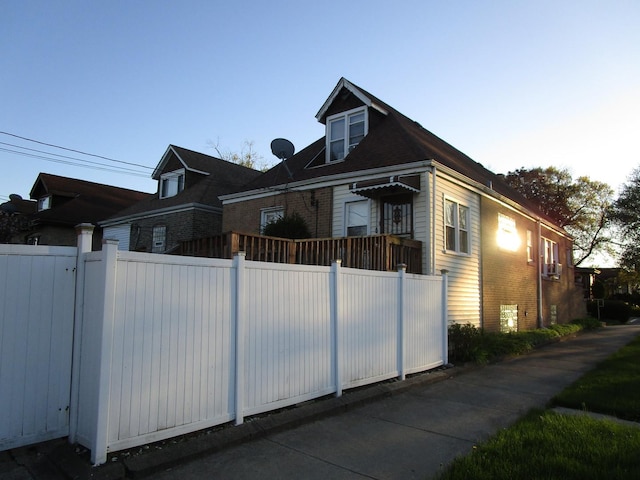 9201 S Marshfield Ave, Chicago, IL 60620 - view of front of property with fence and brick siding