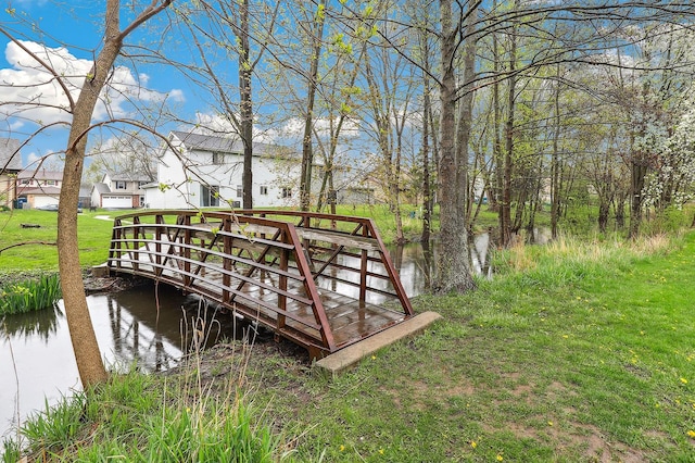 1306 Haverhill Cir, Naperville, IL 60563 - dock featuring a yard