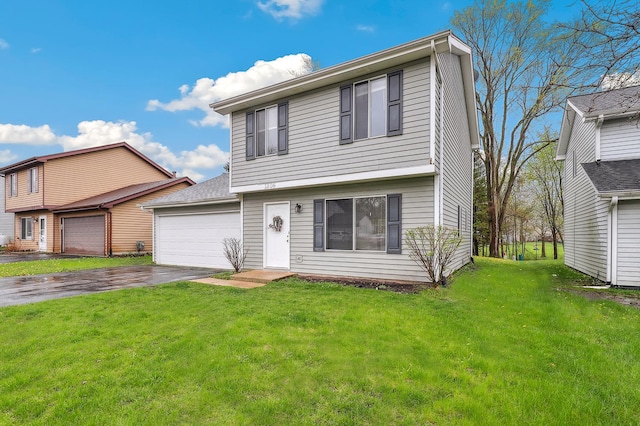 1306 Haverhill Cir, Naperville, IL 60563 - colonial home with driveway, an attached garage, and a front yard