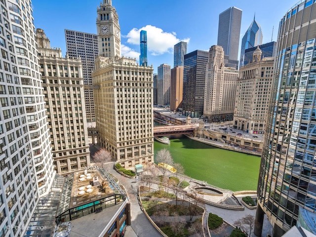 403 N Wabash Ave Unit 13B, Chicago, IL 60611 - skyline view featuring a notable bridge and a large body of water