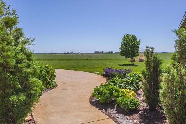 14431 E 2400 N Rd, Hudson, IL 61748 - view of green lawn featuring a rural view