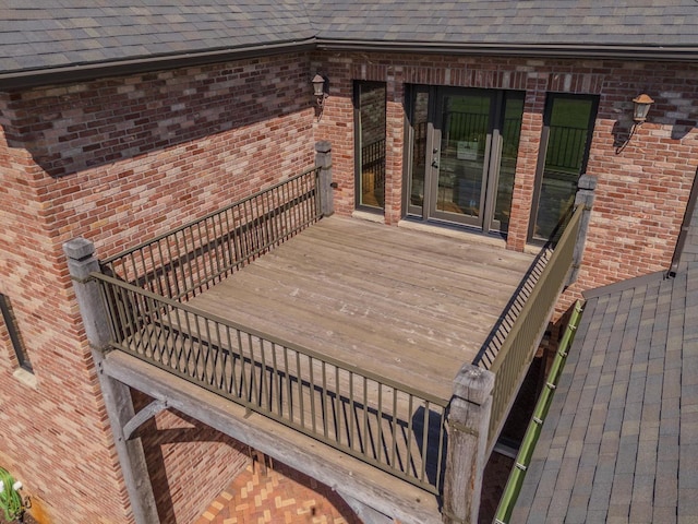 14431 E 2400 N Rd, Hudson, IL 61748 - view of wooden deck