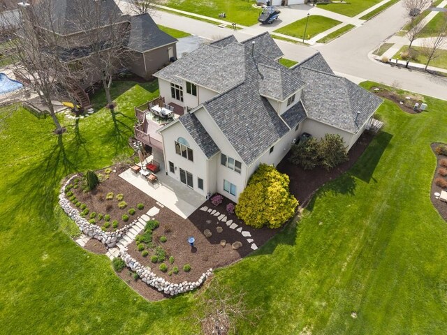 drone / aerial view