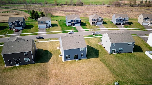 birds eye view of property featuring a residential view