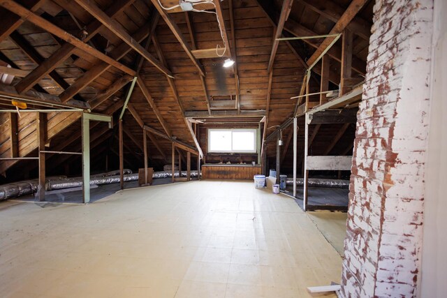 231 S Chicago Ave, Kankakee, IL 60901 - view of unfinished attic