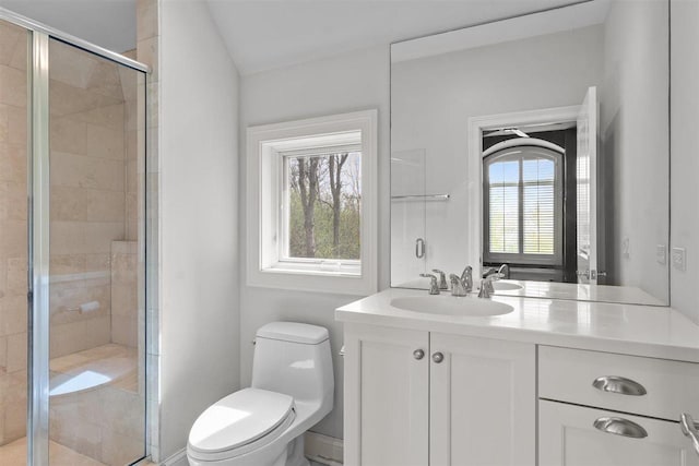 1784 Reserve Ct, Highland Park, IL 60035 - full bath featuring a shower stall, toilet, and vanity