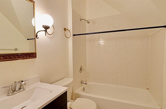 1811 Emerson St, Evanston, IL 60201 - bathroom with vanity, tub / shower combination, and toilet