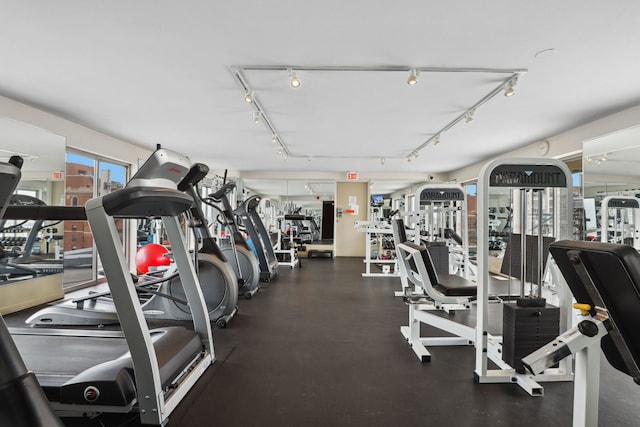 view of gym