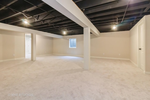 2509 Oak Trails Dr, Aurora, IL 60506 - below grade area featuring carpet