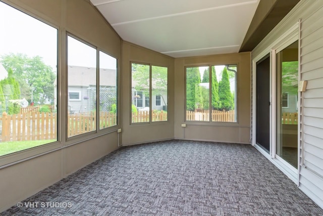 2509 Oak Trails Dr, Aurora, IL 60506 - unfurnished sunroom with carpet flooring
