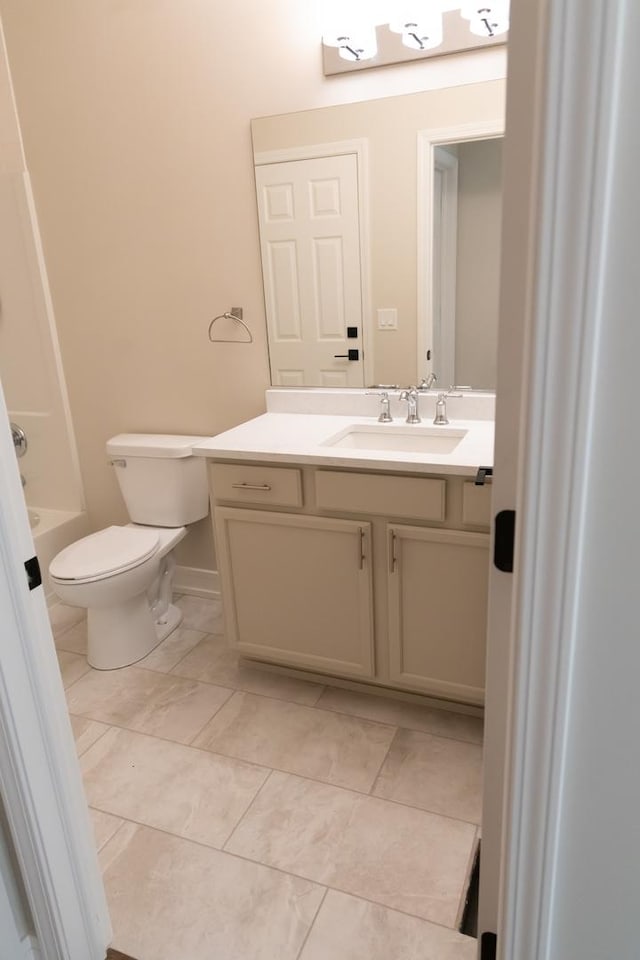 2836 Hillcrest Cir, Naperville, IL 60564 - full bathroom with toilet and vanity