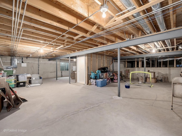 1683 Briarheath Dr, Aurora, IL 60505 - unfinished basement featuring electric panel