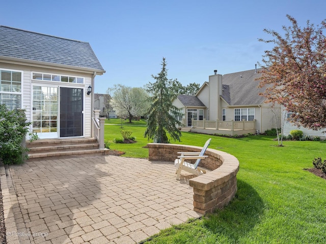 1683 Briarheath Dr, Aurora, IL 60505 - view of patio featuring entry steps