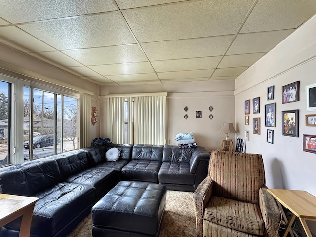 5927 W Elm Ave, Berkeley, IL 60163 - living room with a drop ceiling