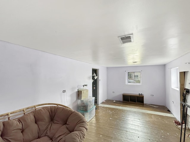 5927 W Elm Ave, Berkeley, IL 60163 - living area with wood-type flooring and visible vents