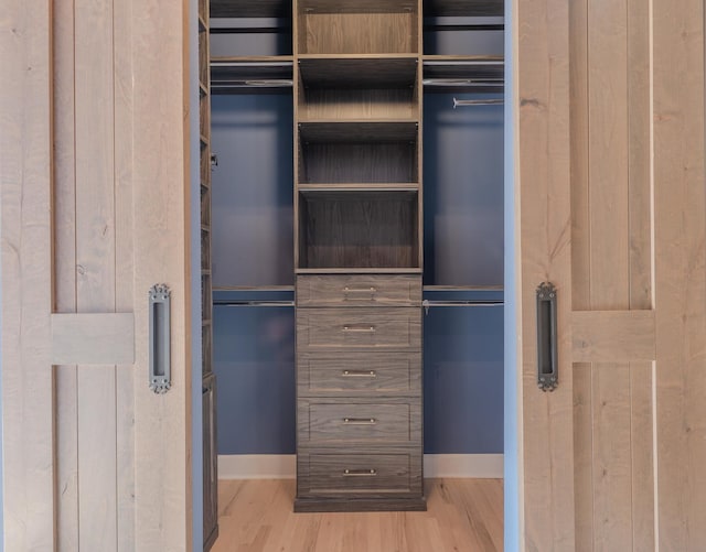 view of closet