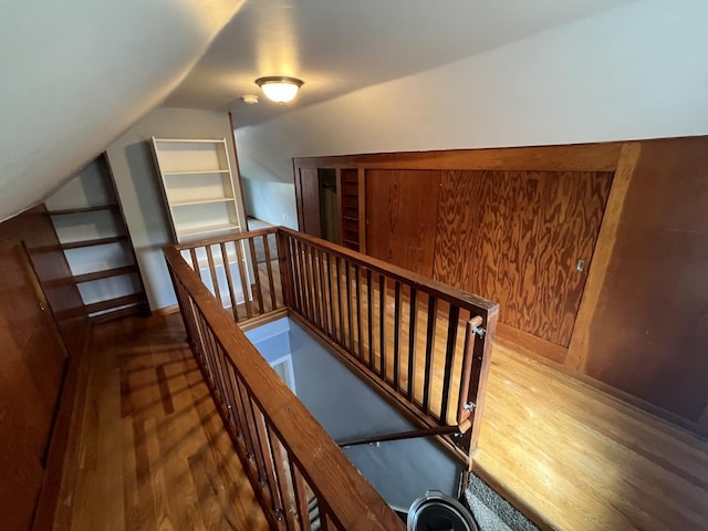 3313 178th St, Lansing, IL 60438 - stairway with lofted ceiling and wood finished floors