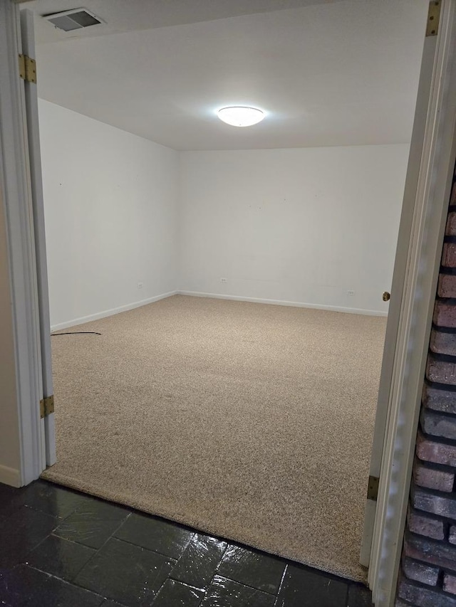 12211 S 93rd Ave, Palos Park, IL 60464 - unfurnished room featuring dark carpet and baseboards