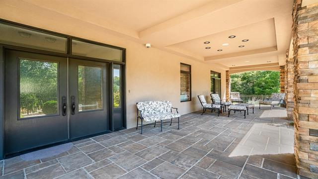view of patio / terrace featuring french doors