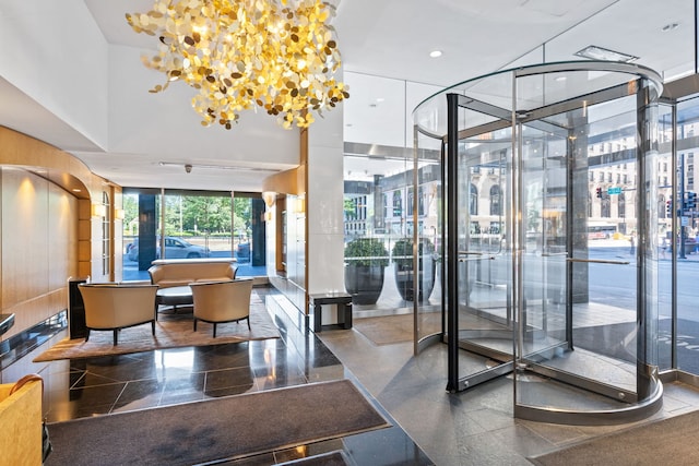 view of community lobby