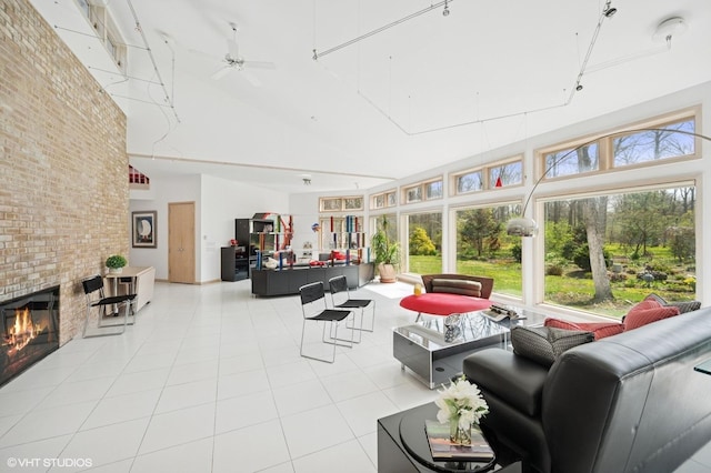 interior space with plenty of natural light