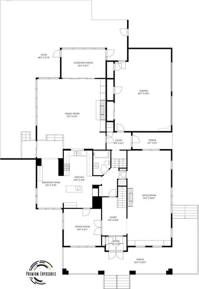 915 W Clark St, Champaign, IL 61821 - property floor plan