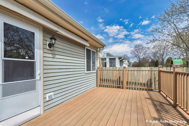 view of deck