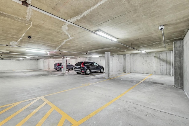 view of parking deck