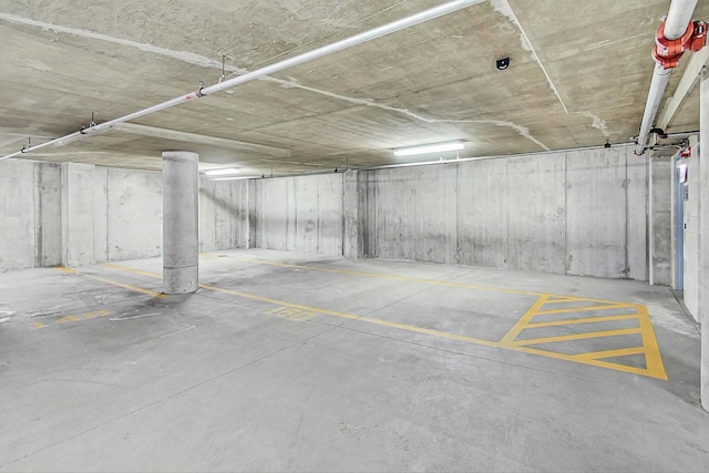 view of parking deck