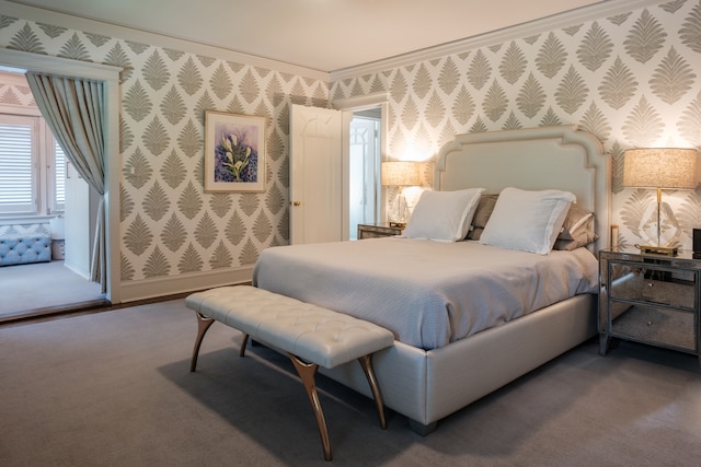 938 Edgemere Ct, Evanston, IL 60202 - bedroom featuring wallpapered walls and carpet flooring