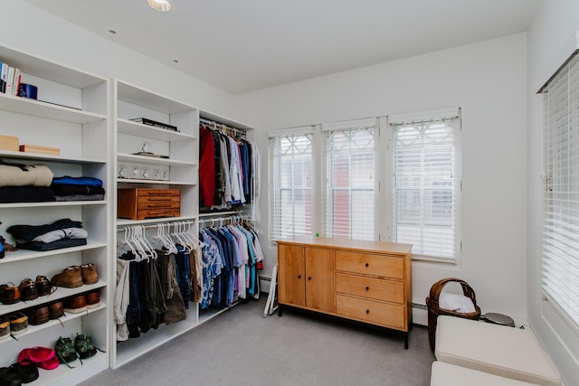 938 Edgemere Ct, Evanston, IL 60202 - spacious closet featuring carpet and a baseboard radiator
