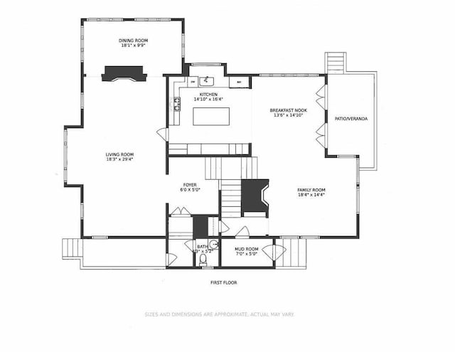 938 Edgemere Ct, Evanston, IL 60202 - home floor plan