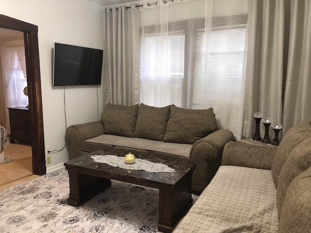 926 S Lathrop Ave, Forest Park, IL 60130 - living room with wood finished floors and baseboards