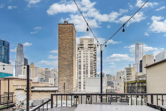 exterior space with a view of city