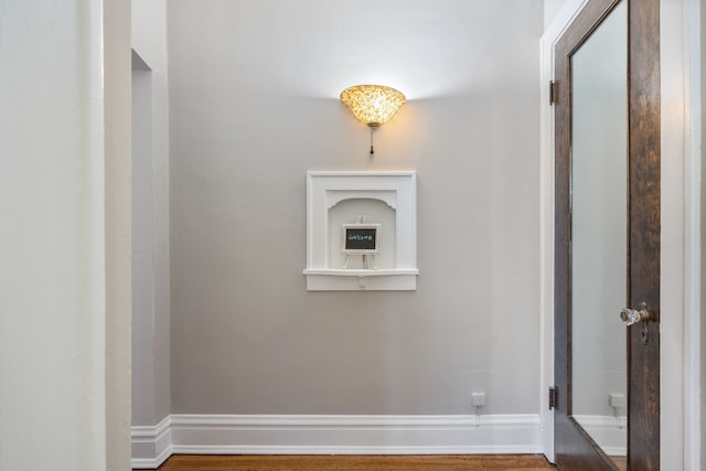 interior space with baseboards